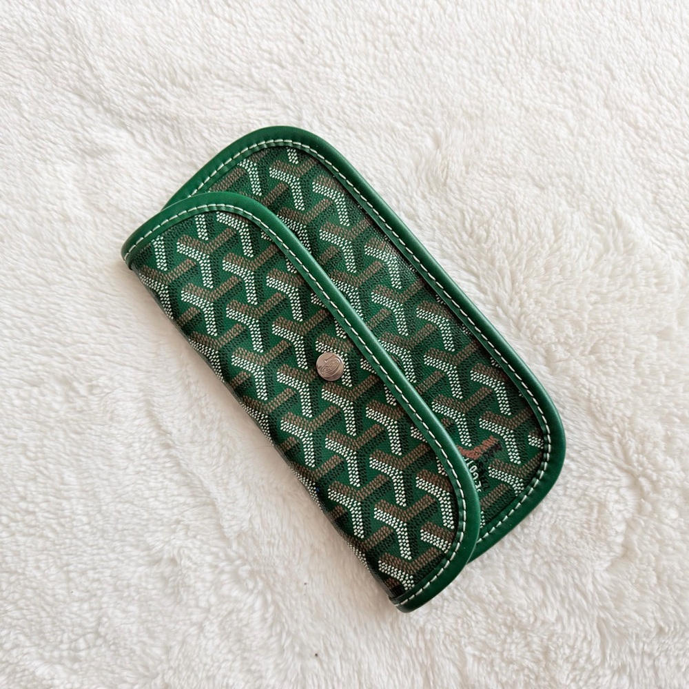 COPY Goyard Green Goyardine Continental Wallet COPY - Picture 2 of 5